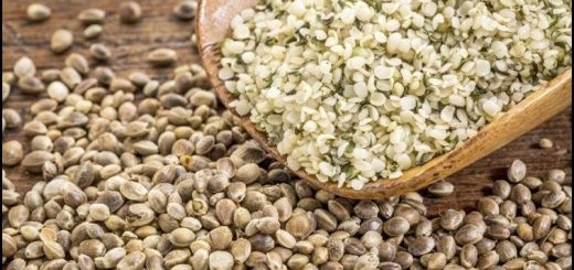 pic of hemp seeds shelled and unshelled